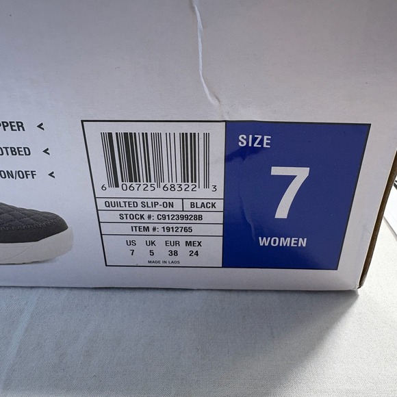 Staheekum Womens Quilted Slip On Size 7 Black Shoe NEW - Picture 6 of 6
